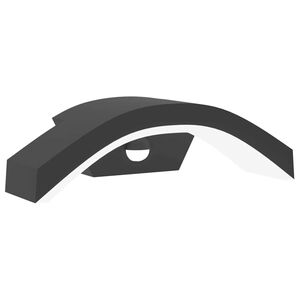 vidaXL fekete &ouml;nt&ouml;tt alum&iacute;nium k&uuml;lt&eacute;ri &eacute;rz&eacute;kelős LED-es falil&aacute;mpa