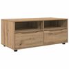 vidaXL TV szekr&eacute;ny 100 x 48 x 43 cm Artisan t&ouml;lgy Szerelt Fa