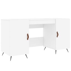 vidaXL feh&eacute;r szerelt fa &iacute;r&oacute;asztal 140 x 50 x 75 cm