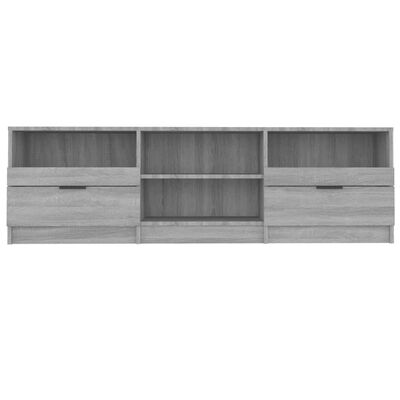 vidaXL szürke sonoma színű szerelt fa TV-szekrény 150 x 33,5 x 45 cm