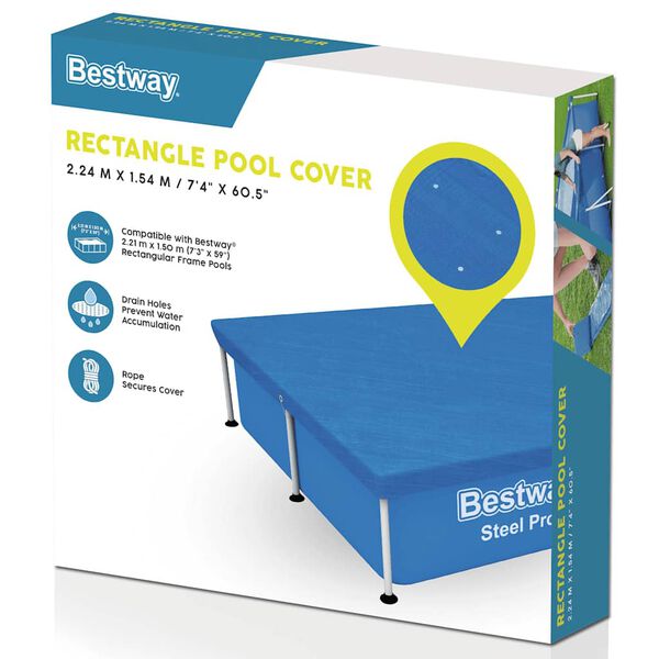 Bestway Flowclear medencetakar&oacute; 221 x 150 cm