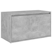 vidaXL betonszürke forgácslap előszobapad 80 x 40 x 45 cm