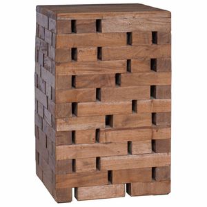 vidaXL Zs&aacute;moly Term&eacute;szetes 29 x 29 x 48 cm T&ouml;m&ouml;r &uacute;jrahasznos&iacute;tott fa