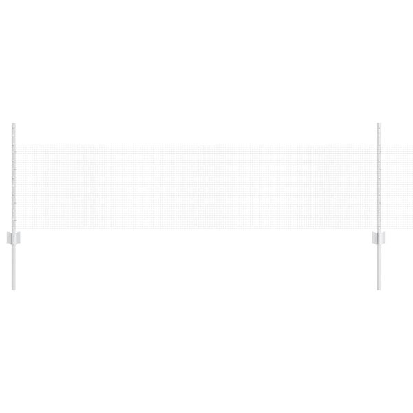 vidaXL Ker&iacute;t&eacute;s oszlopokkal Ez&uuml;st 0,5 x 25 m Ac&eacute;l