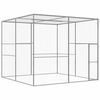 vidaXL horganyzott ac&eacute;l macskaketrec 3 x 3 x 2,5 m