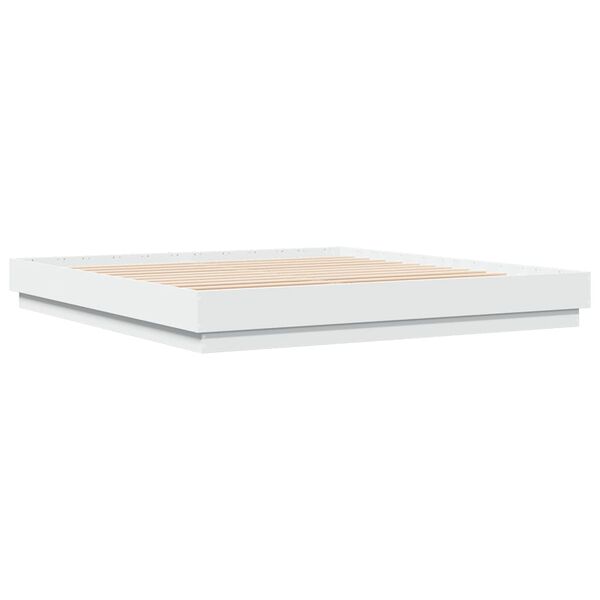 vidaXL feh&eacute;r szerelt fa &aacute;gykeret 200 x 200 cm