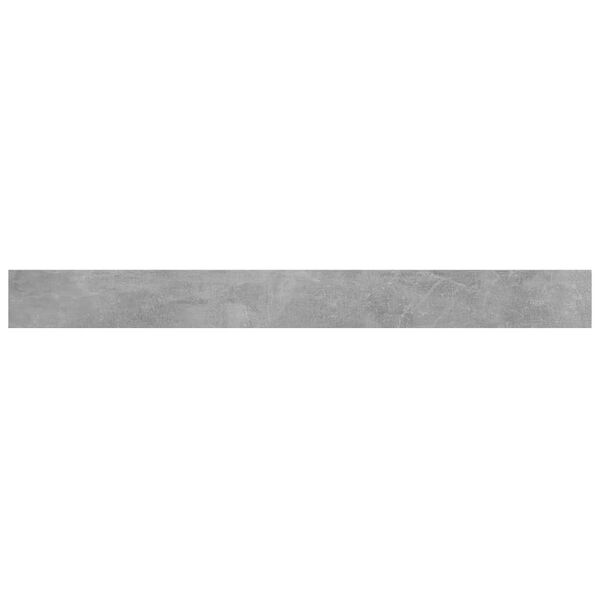 vidaXL 8 db betonszürke forgácslap könyvespolc 100 x 10 x 1,5 cm