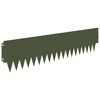 vidaXL Fűszeg&eacute;lyez&eacute;s 10 pcs 103 x 25 cm f&eacute;m Olajz&ouml;ld