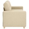 vidaXL kr&eacute;m sz&ouml;vet loveseat kanap&eacute; 180x77x82 cm