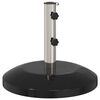 vidaXL Parasol alap 40-50 mm-es oszlophoz 26.75 kg Fekete