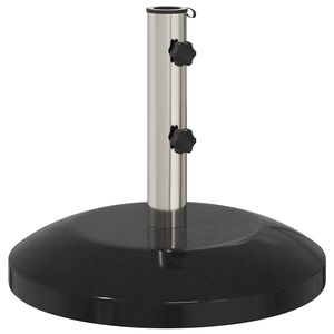 vidaXL Parasol alap 40-50 mm-es oszlophoz 26.75 kg Fekete