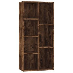 vidaXL f&uuml;st&ouml;s t&ouml;lgy sz&iacute;nű k&ouml;nyvszekr&eacute;ny 50 x 25 x 106 cm