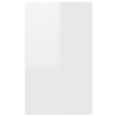 vidaXL magasfényű fehér tálalószekrény 3 fiókkal 120 x 41 x 75 cm