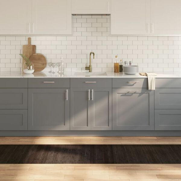 vidaXL n&eacute;gysz&ouml;gletű s&ouml;t&eacute;tbarna bambusz szőnyeg 60 x 500 cm