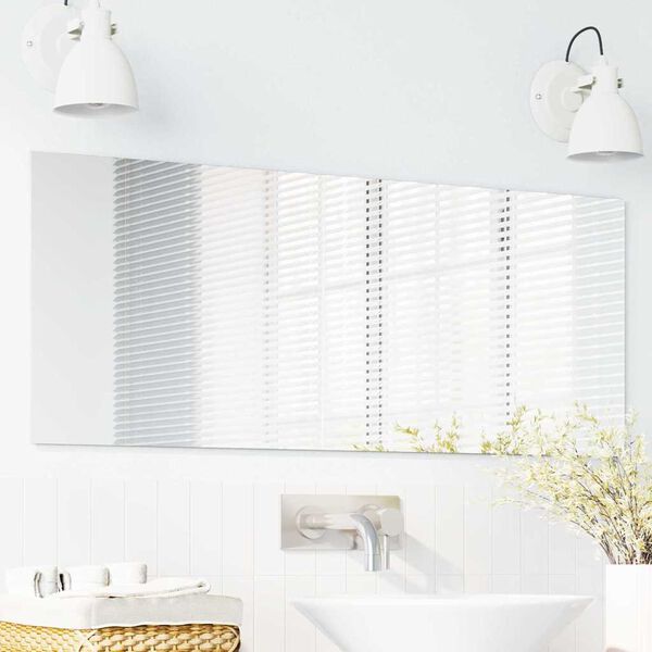 vidaXL Fali t&uuml;k&ouml;r N&eacute;gysz&ouml;gletes 40 x 100 cm edzett &uuml;veg