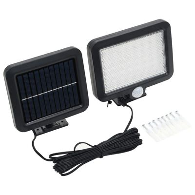 vidaXL napelemes lámpa mozgásérzékelővel fehér LED-del