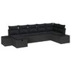 vidaXL Kanap&eacute; Szett 7 db polirattan