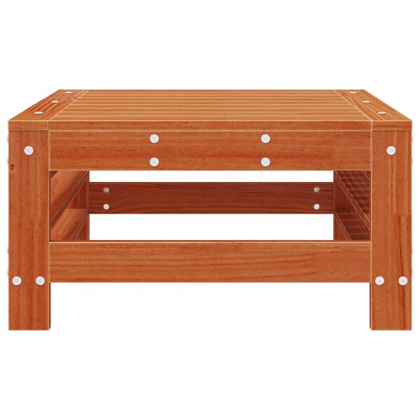 vidaXL Kerti l&aacute;btart&oacute; T&ouml;m&ouml;r fenyő Viaszbarna 57,5 x 57,5 x 30 cm