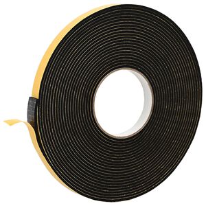 vidaXL &Ouml;ntapad&oacute; habszalag 10 db Fekete 10mm x 10m CR Hab