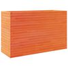 vidaXL viaszbarna t&ouml;m&ouml;r fenyőfa kerti vir&aacute;gtart&oacute; 110 x 40 x 68,5 cm