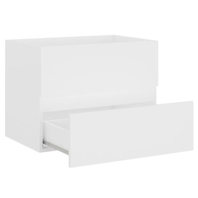 vidaXL fehér forgácslap mosdószekrény 60 x 38,5 x 45 cm