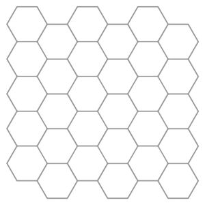 vidaXL Hatsz&ouml;gletű csempe 50 db Feh&eacute;r sz&uuml;rke 30 x 30 cm