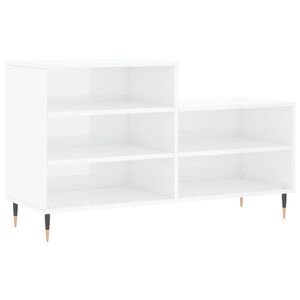vidaXL magasf&eacute;nyű feh&eacute;r szerelt fa cipősszekr&eacute;ny 102x36x60 cm