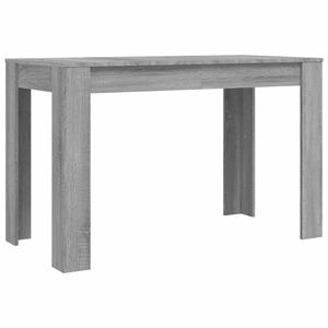 vidaXL sz&uuml;rke t&ouml;lgysz&iacute;nű szerelt fa &eacute;tkezőasztal 120 x 60 x 76 cm