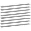 vidaXL 8 db betonszürke forgácslap könyvespolc 100 x 10 x 1,5 cm
