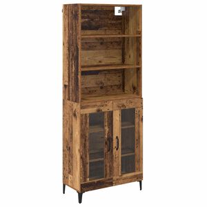 vidaXL Magasfi&uacute; &Ouml;reg fa 69,5 x 34 x 180 cm Faanyag