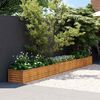 vidaXL Corten ac&eacute;l kerti magas&aacute;gy&aacute;s 482 x 50 x 36 cm