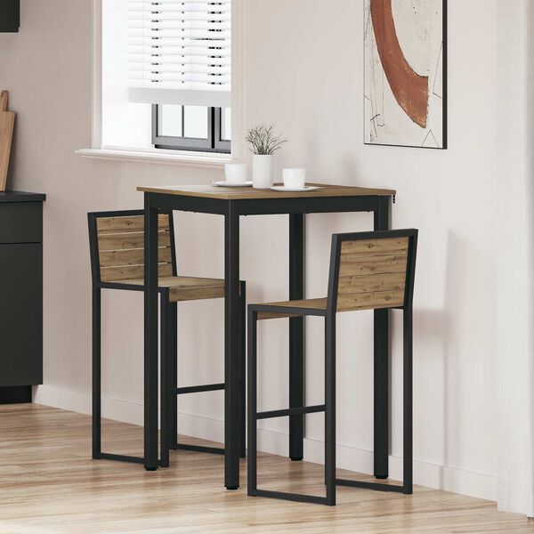 vidaXL &Aacute;ll&oacute; b&aacute;r asztal Faanyag