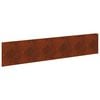 vidaXL Fűszeg&eacute;lyez&eacute;s 20 pcs 100 x 22 cm Ac&eacute;l Rozsd&aacute;s