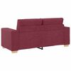 vidaXL borv&ouml;r&ouml;s sz&ouml;vet loveseat kanap&eacute; 140 cm