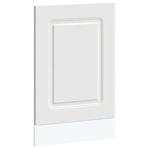 vidaXL mosogat&oacute;g&eacute;p panel Kalmar feh&eacute;r 45x1,5x57 cm m&eacute;rn&ouml;ki fa