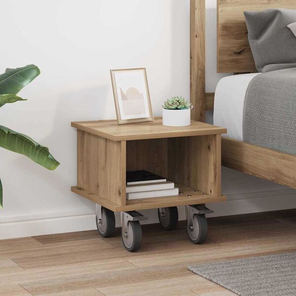 vidaXL TV &aacute;llv&aacute;ny Artisan t&ouml;lgy 37 x 35 x 35 cm Faanyag