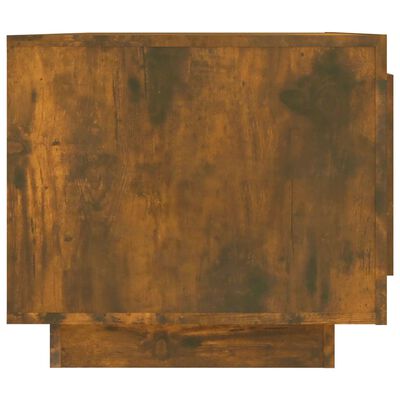 vidaXL füstös tölgyszínű szerelt fa dohányzóasztal 102 x 50 x 45 cm