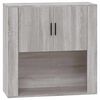 vidaXL sz&uuml;rke sonoma sz&iacute;nű szerelt fa faliszekr&eacute;ny 80x33x80 cm