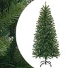 vidaXL Mű kar&aacute;csonyfa 150 cm PVC, PE &eacute;s ac&eacute;l Z&ouml;ld