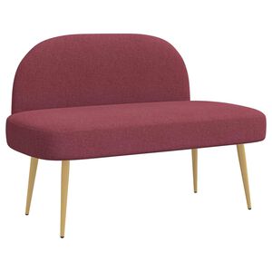 vidaXL K&aacute;rpitozott pad h&aacute;tt&aacute;ml&aacute;val bord&oacute; 110 x 60 x 76 cm