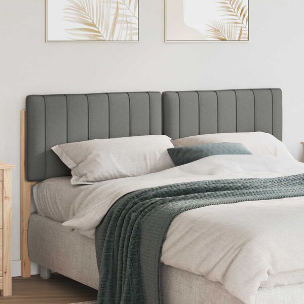 vidaXL K&aacute;rpitozott fejt&aacute;mla fejt&aacute;ml&aacute;val Barna &eacute;s Vil&aacute;gossz&uuml;rke 160 cm