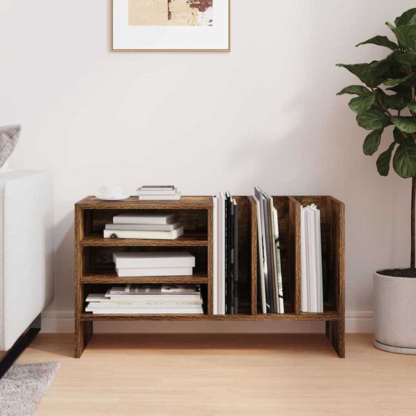 vidaXL Hanglemez szekrény Füstölt tölgy 78,5 x 35 x 45 cm Faanyag