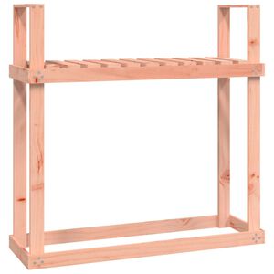 vidaXL t&ouml;m&ouml;r dugl&aacute;szfenyő tűzifatart&oacute; &aacute;llv&aacute;ny 110x35x108,5 cm
