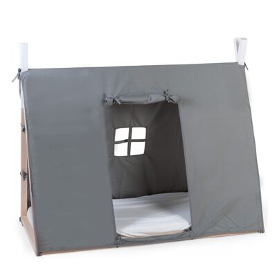 CHILDHOME szürke tipi sátor ágy 70 x 140 cm