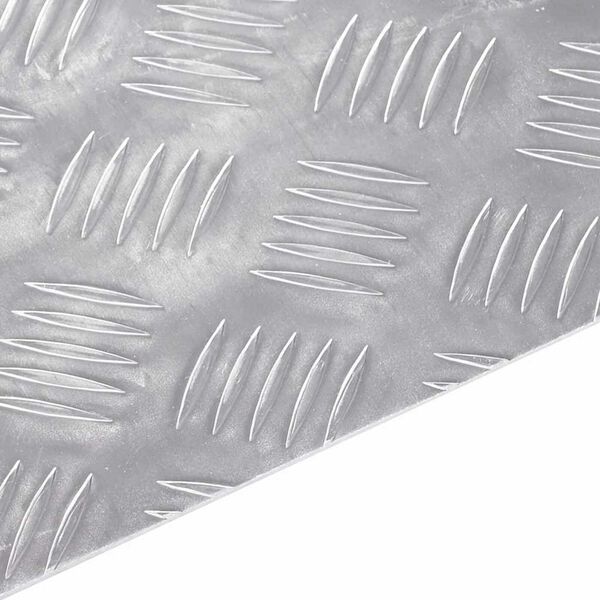 vidaXL L&eacute;pcsőfok N&eacute;gyzet 2 pcs Ez&uuml;st 40 x 40 cm Alum&iacute;nium