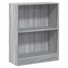 vidaXL sz&uuml;rke sonoma sz&iacute;nű szerelt fa k&ouml;nyvespolc 60 x 24 x 76 cm