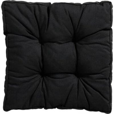 Madison Panama fekete matrac ülőpárna 47 x 47 cm