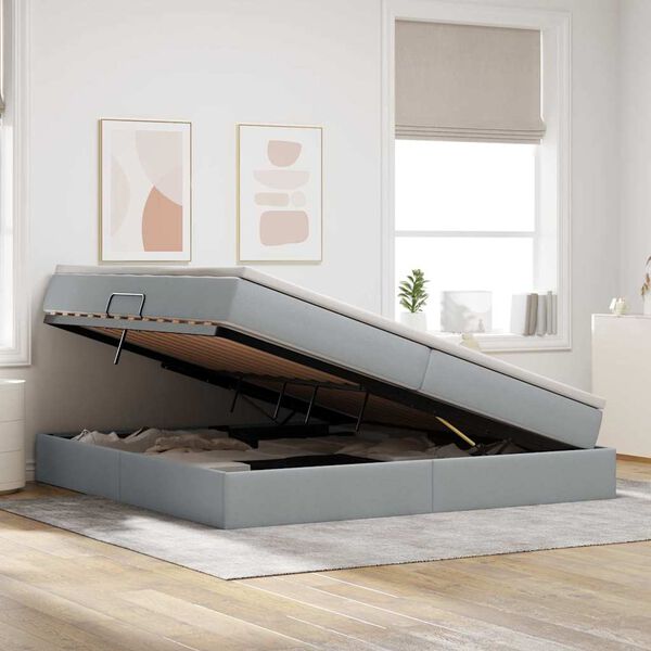 vidaXL &Aacute;gy t&aacute;rol&oacute;val &eacute;s matraccal matracmal Vil&aacute;gossz&uuml;rke 200 x 200 cm