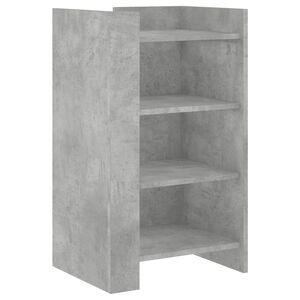 vidaXL betonsz&uuml;rke szerelt fa t&aacute;lal&oacute;szekr&eacute;ny 45 x 35 x 75 cm