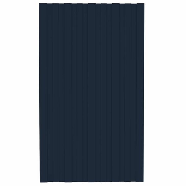 vidaXL Tetőpanel 12 pcs Antracit 80 x 45 cm Horganyzott ac&eacute;l